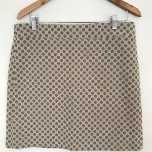 LOFT Polk-a-Dot Mini Skirt